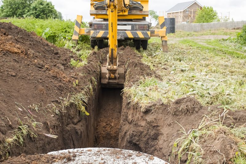 Drainage Trench Excavation